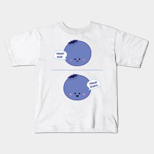 Feelin' Blue (blueberry) | by queenie's cards Kids T-Shirt